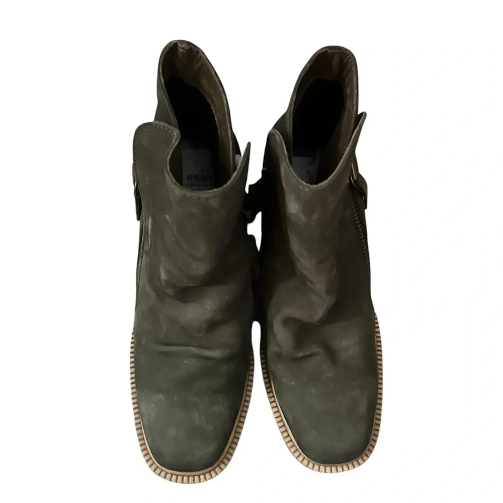 ✅Bueno - Elliot Booties in Army Green size 39 - Picture 8 of 10